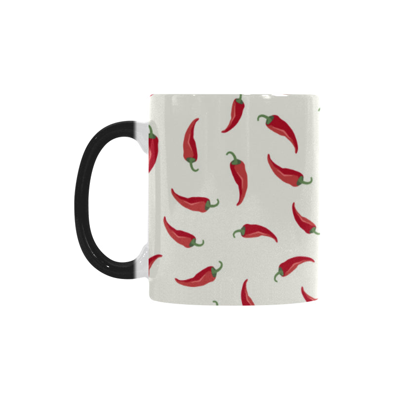 Chili peppers pattern Morphing Mug Heat Changing Mug