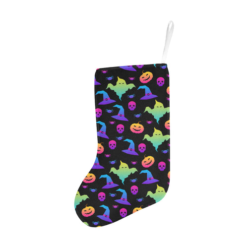 Colorful halloween background Christmas Stocking