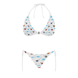 Watercolor helicopter cloud pattern Sexy Bikinis Two-Piece Swimsuits