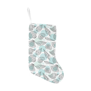 Shell polynesian tribal Christmas Stocking