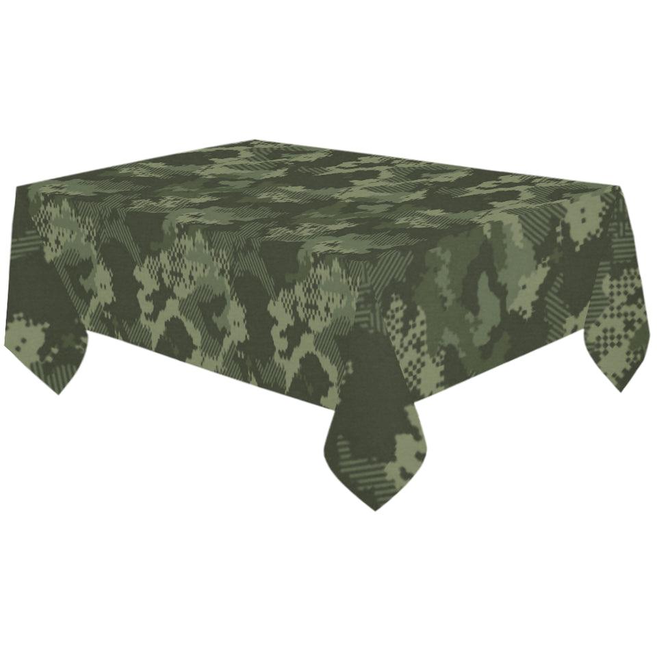 Digital Green camouflage pattern Tablecloth