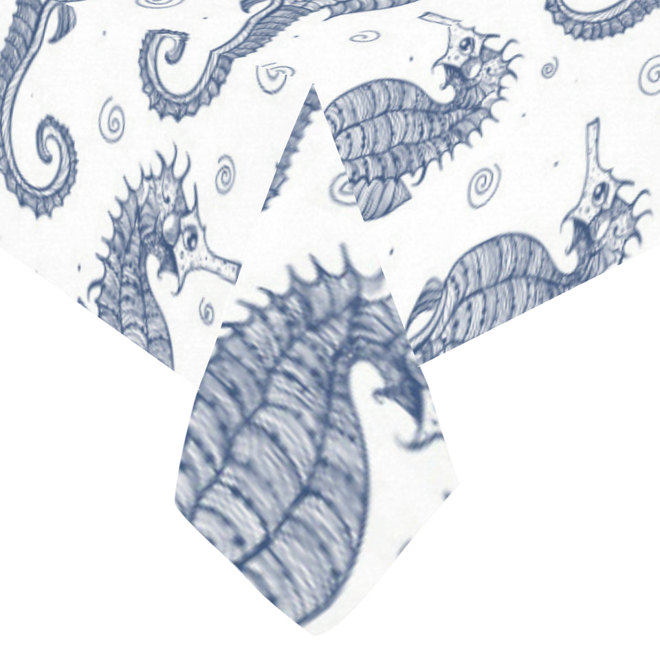 Seahorse pattern background Tablecloth