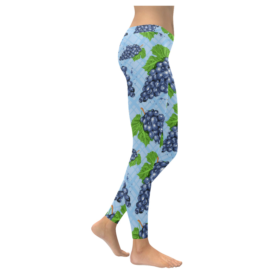 Watercolor grape pattern Women's Legging Fulfilled In US