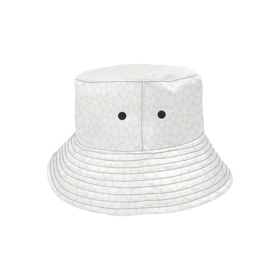 arabic white pattern Unisex Bucket Hat