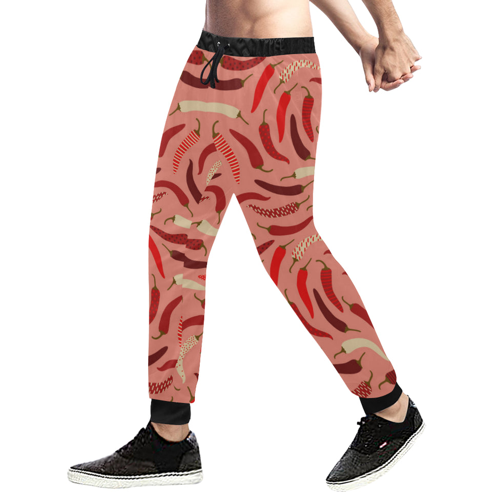 Beautiful Chili peppers pattern Unisex Casual Sweatpants