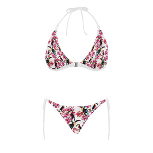 Toucan flower design pattern Sexy Bikinis Two-Piece Swimsuits