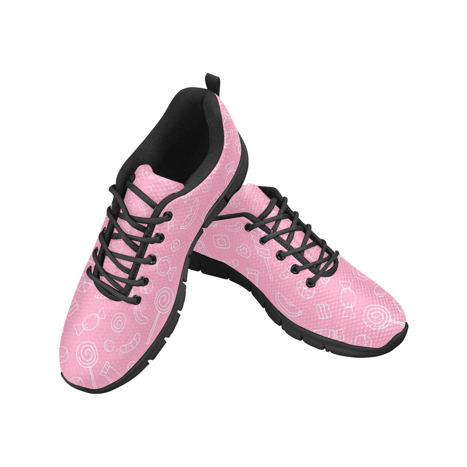 Sweet candy pink background Men's Sneaker Shoes