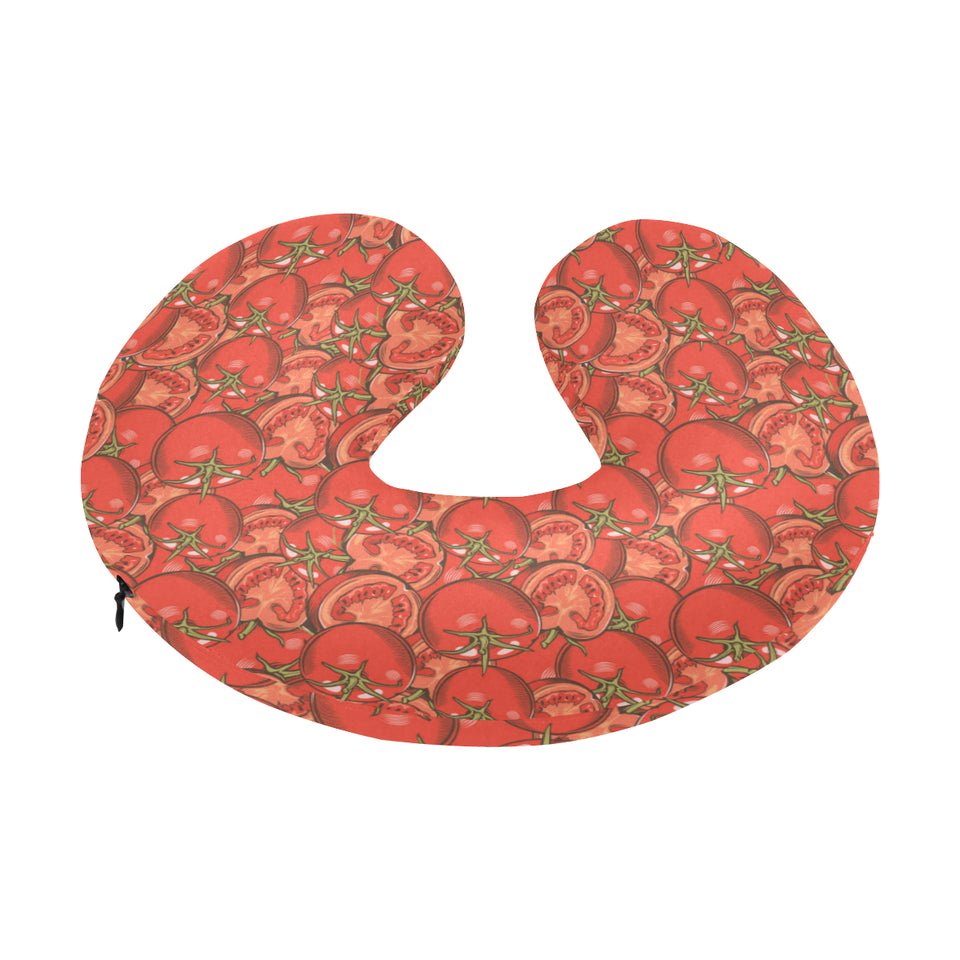 Red Tomato Pattern U-Shaped Travel Neck Pillow
