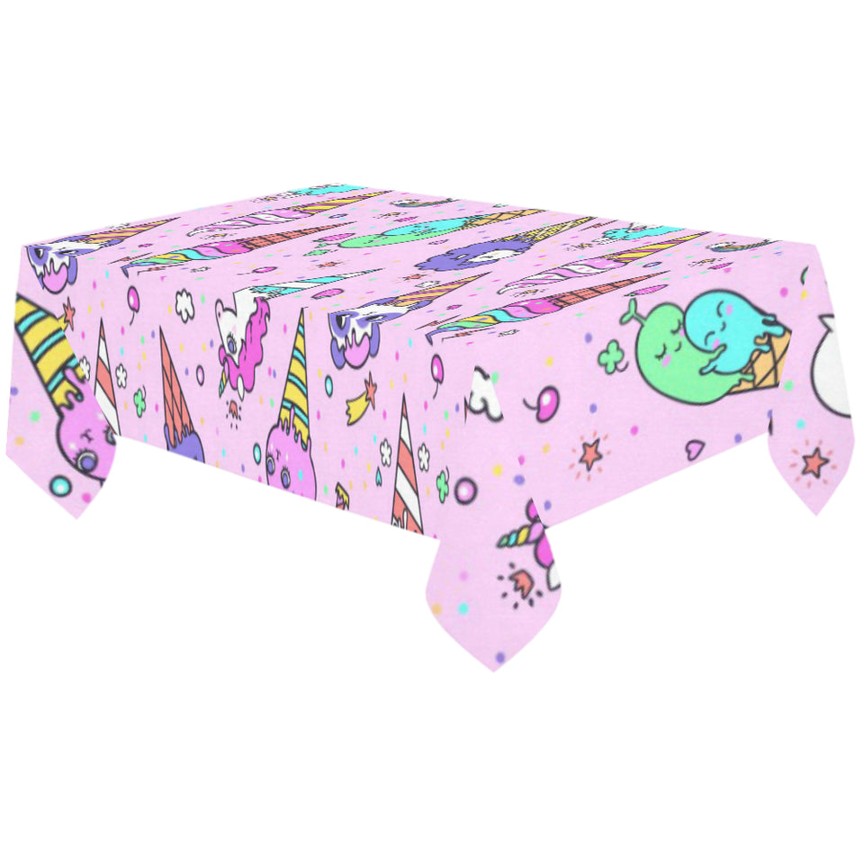 Cute ice cream cone animal pattern Tablecloth