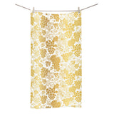 Gold grape pattern Bath Towel