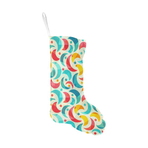 Colorful moon pattern Christmas Stocking