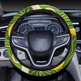 Banana Palm Leaves pattern Car Steering Wheel Cover