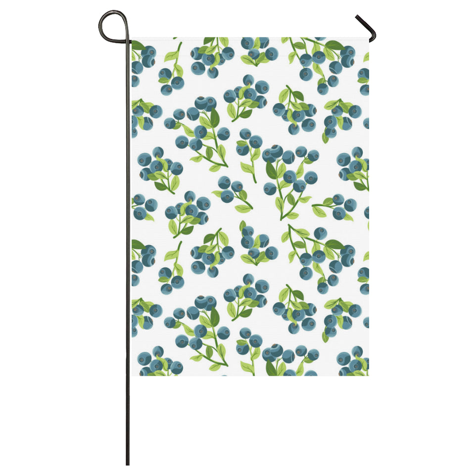 blueberry white background House Flag Garden Flag