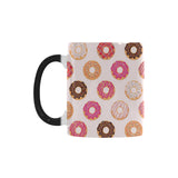 Colorful donut pattern Morphing Mug Heat Changing Mug