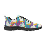 Colorful crow illustration pattern Men's Sneaker Shoes