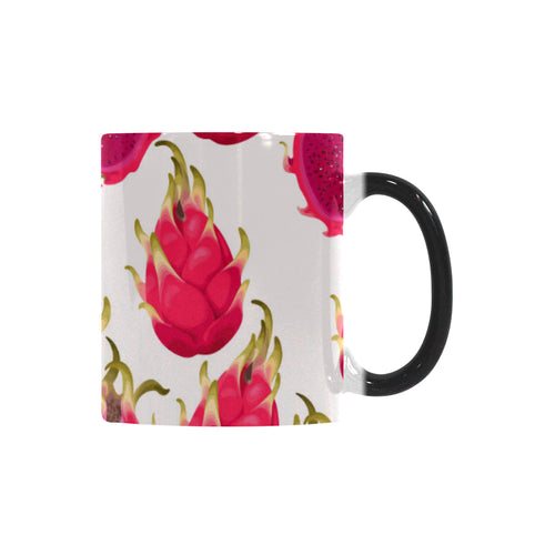 dragon fruits design pattern Morphing Mug Heat Changing Mug