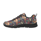 Sugar skulls flower maxican pattern Men's Sneaker Shoes