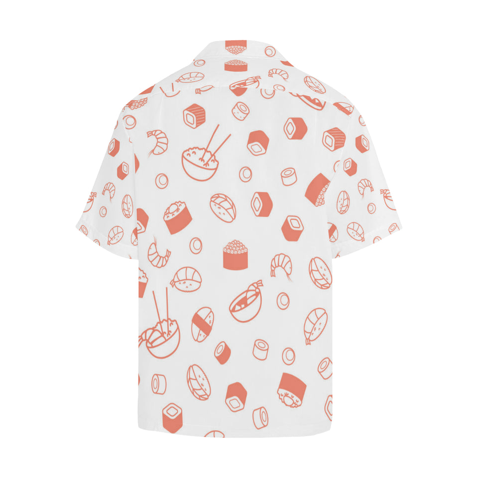 Sushi pattern Men's All Over Print Hawaiian Shirt