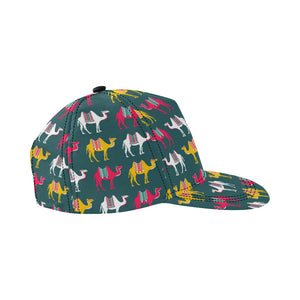 Camel pattern All Over Print Snapback Cap