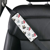 French bulldog cup paw pattern Car Seat Belt Cover