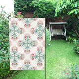 Square floral indian flower pattern House Flag Garden Flag