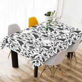 Crow dark floral pattern Tablecloth