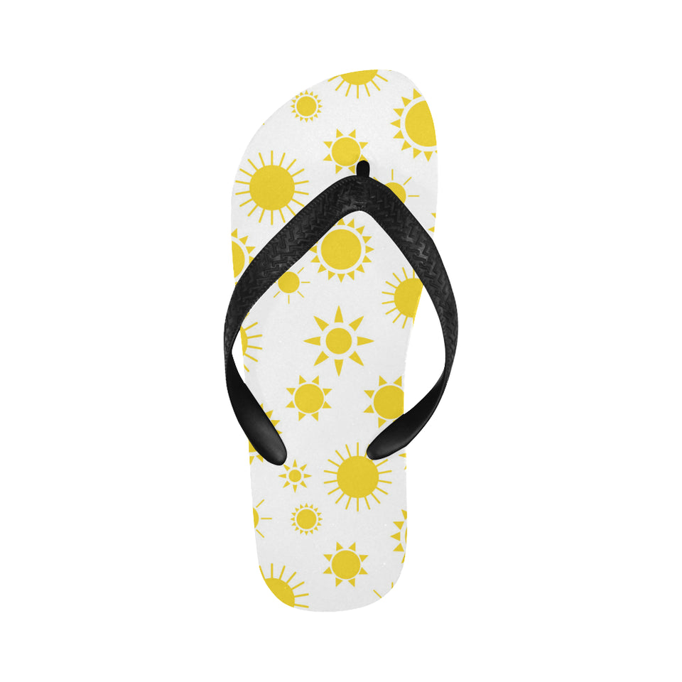 Sun pattern Unisex Flip Flops