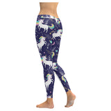 Hand drawn cute unicorn star planet Women's Legging Women's Legging Fulfilled In US