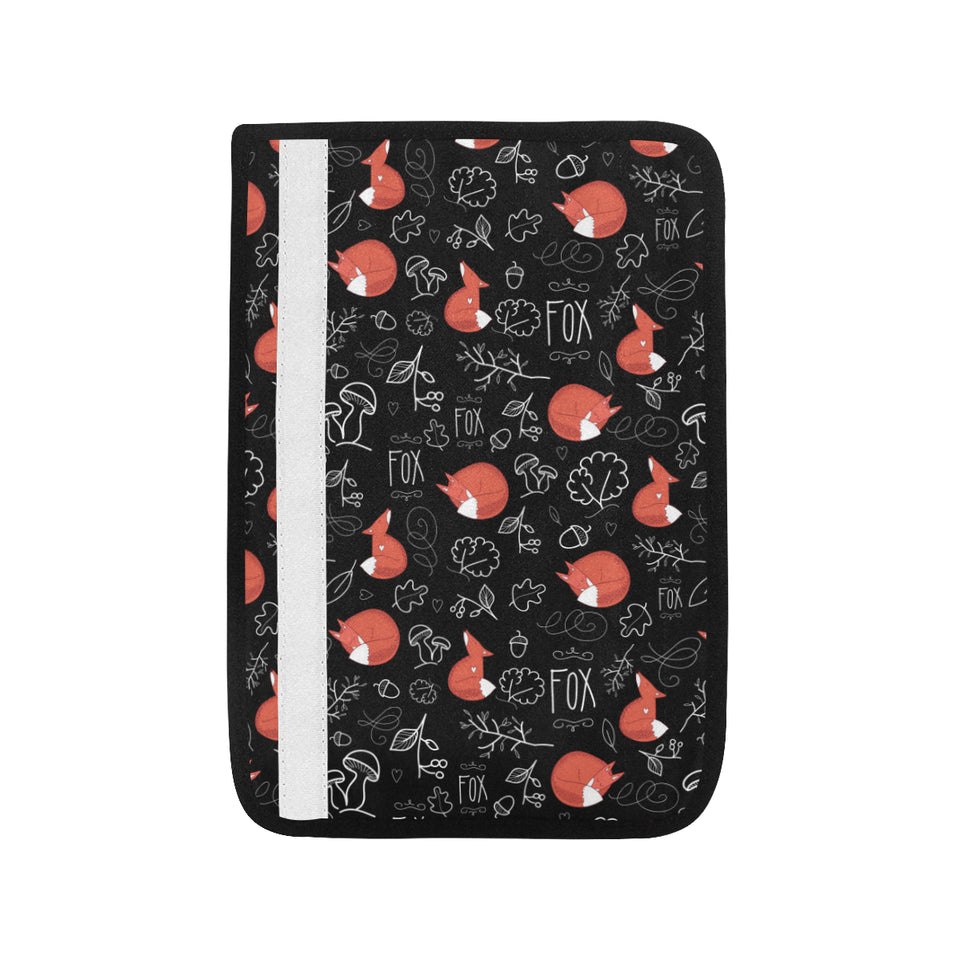 fox sleeping fox pattern Car Seat Belt Cover
