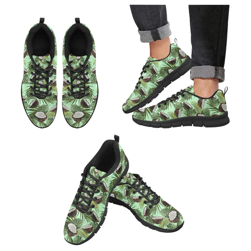 Coconut Pattern Print Design 02 Men's Breathable Sneakers ( Model 055)