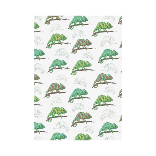 Chameleon lizard pattern House Flag Garden Flag