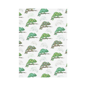 Chameleon lizard pattern House Flag Garden Flag