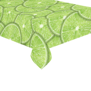 Slices of Lime pattern Tablecloth
