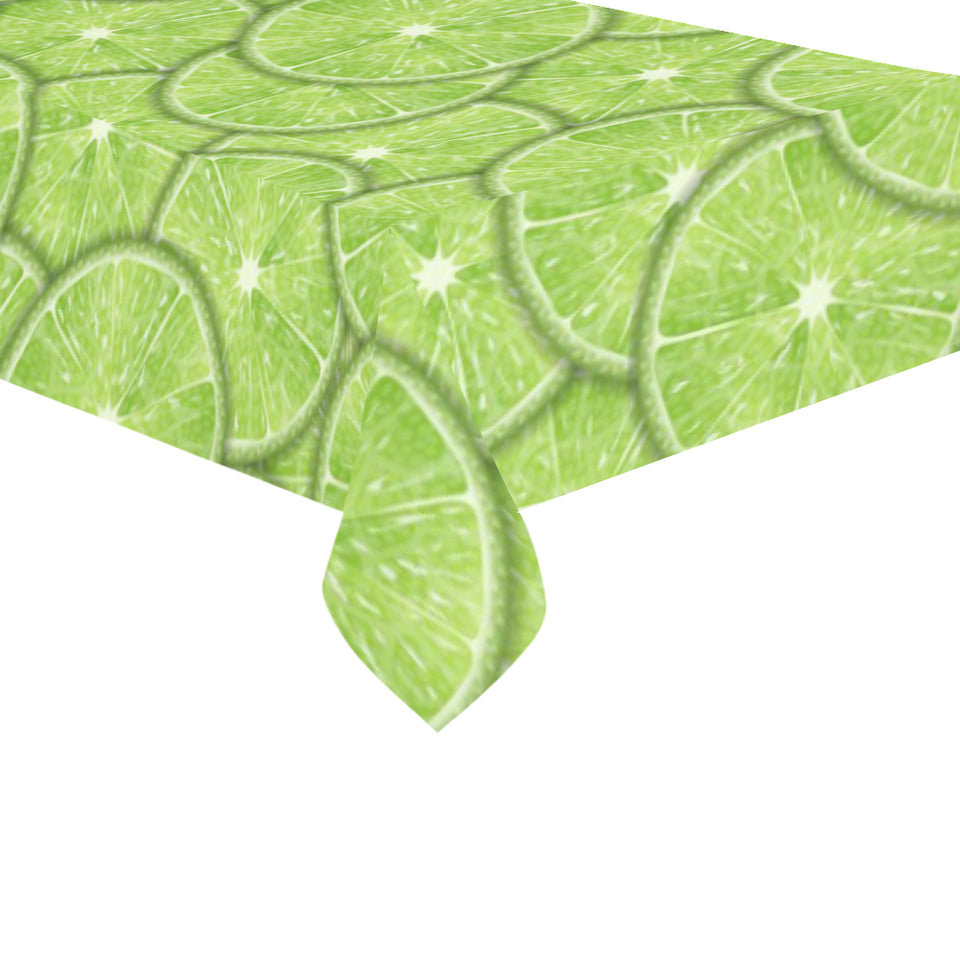 Slices of Lime pattern Tablecloth