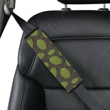 Hop pattern black background Car Seat Belt Cover