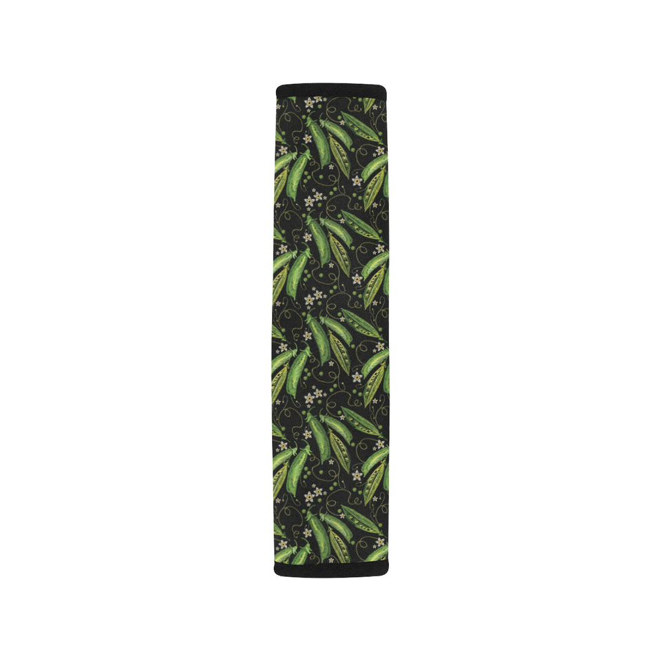 Green Peas Pattern Print Design 02 Car Seat Belt Cover