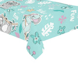 Cute koalas blue background pattern Tablecloth