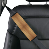 Wood Printed Pattern Print Design 05 Car Seat Belt Cover