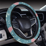 Squirrel Pattern Print Design 01 Car Steering Wheel Cover