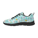 Llama alpaca cactus leaves pattern Women's Sneaker Shoes