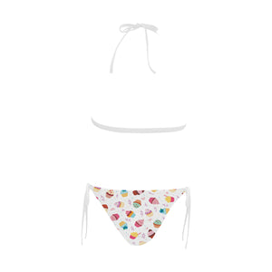 Cake cupcake design pattern Sexy Bikinis Two-Piece Swimsuits