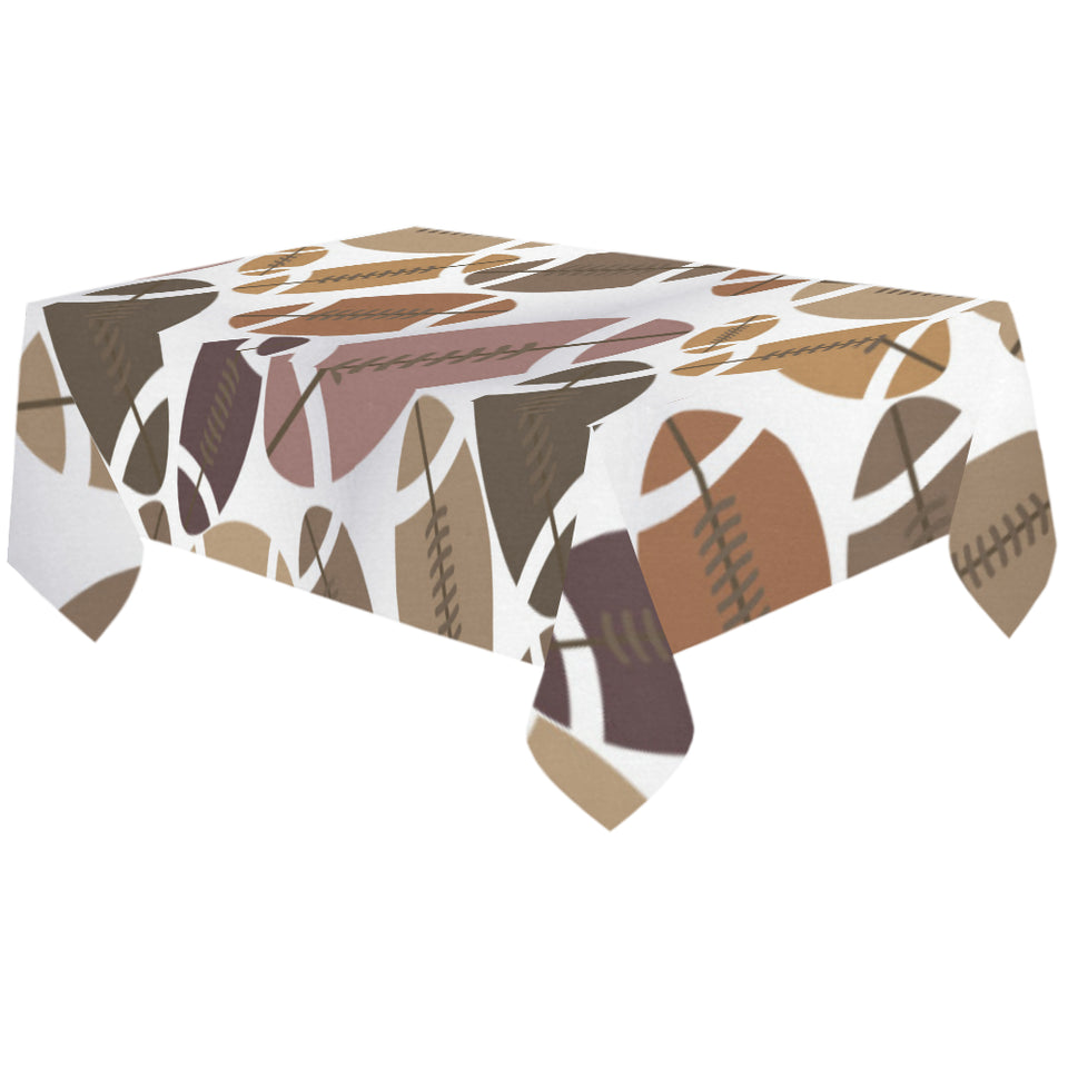 American football ball pattern Tablecloth