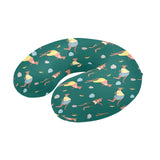 Kangaroo leaves pattern U-Shaped Travel Neck Pillow