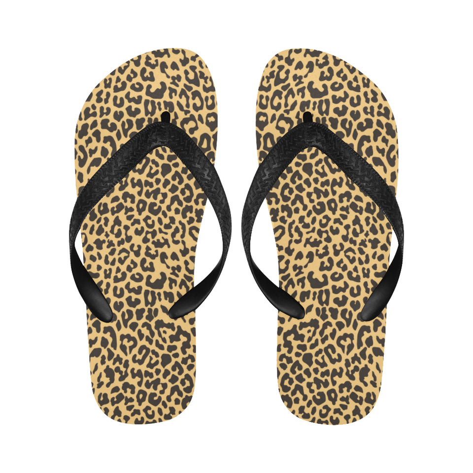 Leopard skin print Unisex Flip Flops