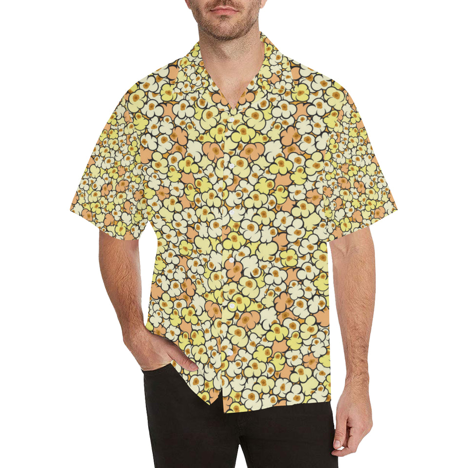 Popcorn Pattern Print Design 03 Men's All Over Print Hawaiian Shirt (Model T58)