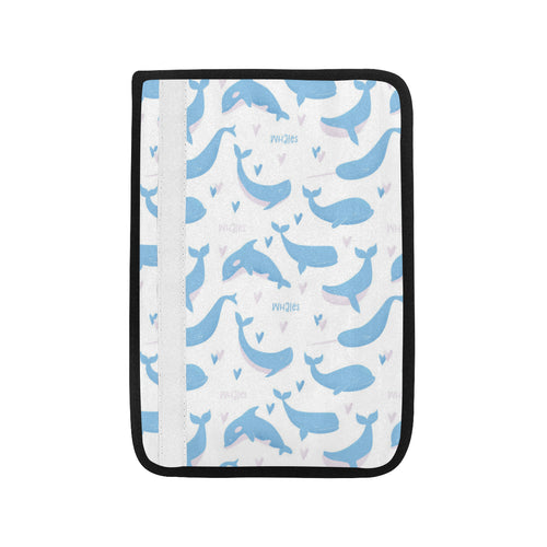 Blue whale pattern Car Seat Belt Cover