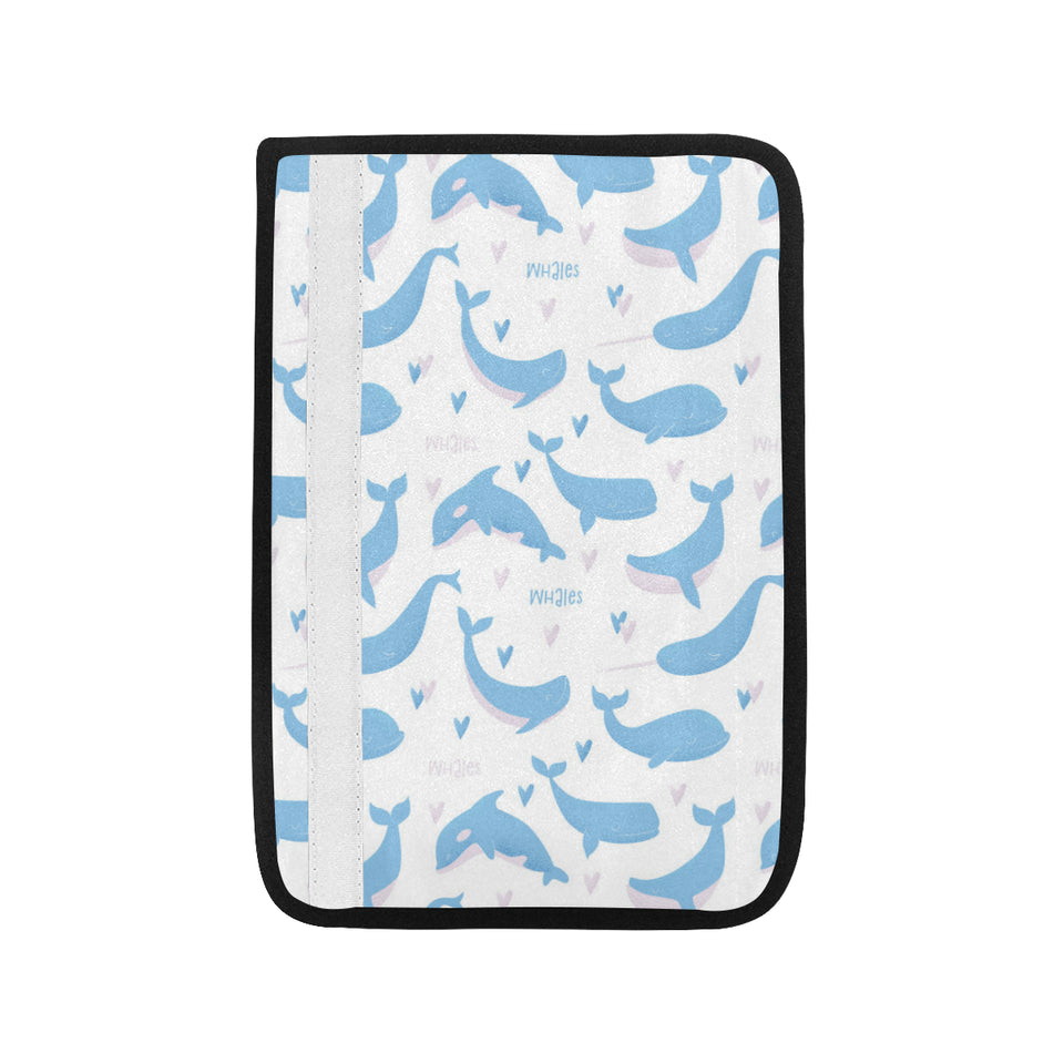 Blue whale pattern Car Seat Belt Cover