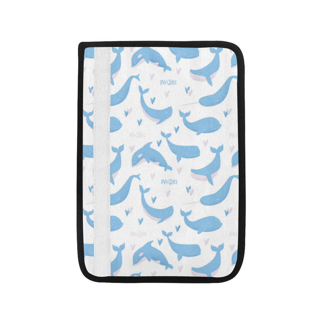Blue whale pattern Car Seat Belt Cover