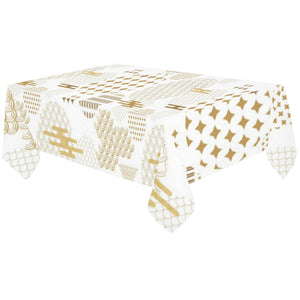 Beautiful gold japanese pattern Tablecloth