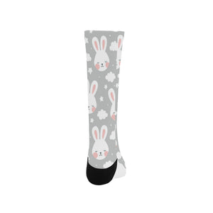 Rabbit cloud Pattern Crew Socks
